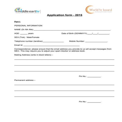 Application summary and declaration 2014 form | PDF