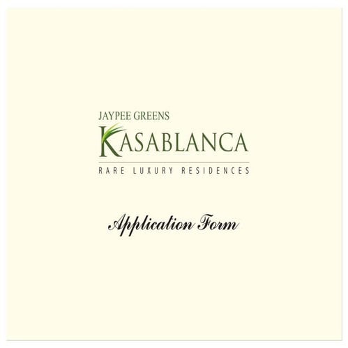 Applicationform kasablanca