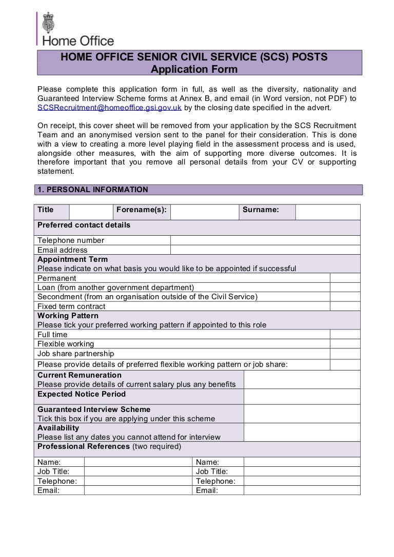 Lesotho Home Office Application Form – XNNHNC