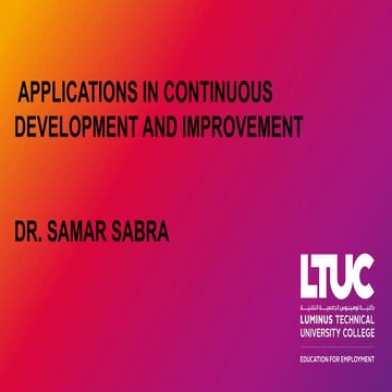 application in continuous development and improvement.pptx
