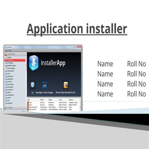 new ideafor app application installer.pptx