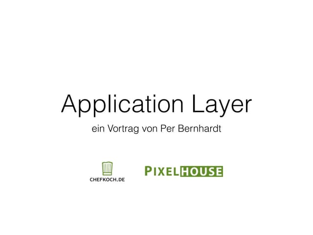 Application Layer in PHP