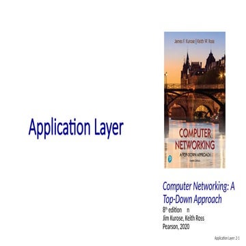 Comprehensive Overview of Application Layer Protocols and Network ...
