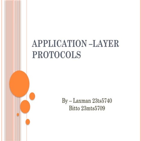 Application Layer | PPTX