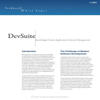 Application Lifecycle Management