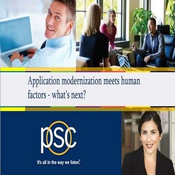 Application modernization meets human factors   what's next