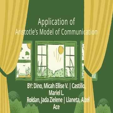Application of Aristotle’s Model of communication.pptx