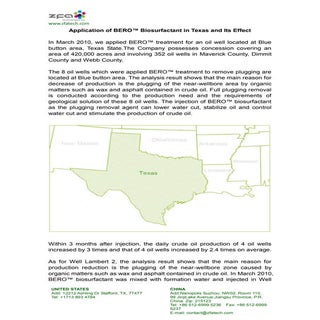 （EOR/MEOR/BERO/oil recovery）Applica...