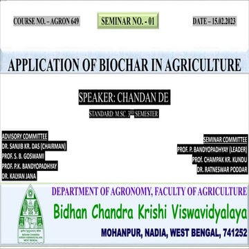 Application of biochar in agriculture.pptx
