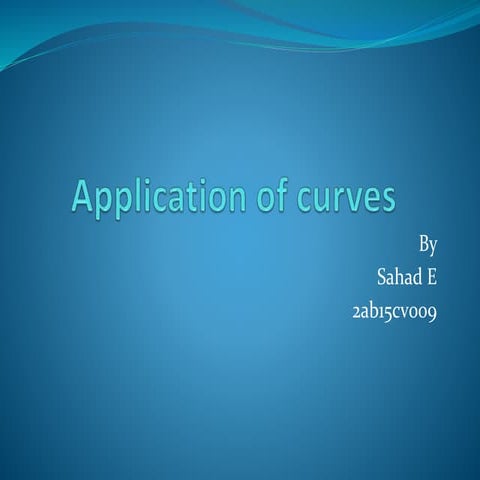 Application of curves