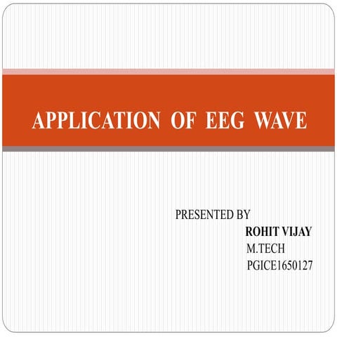 Application  of  eeg  wave