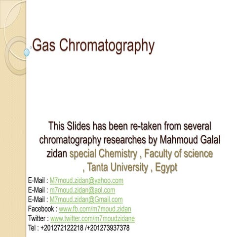 Gas chromatography