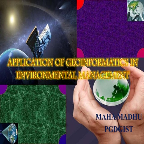Application of Geo-informatics in Environmental Management