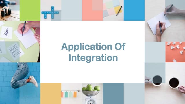 Application of integration