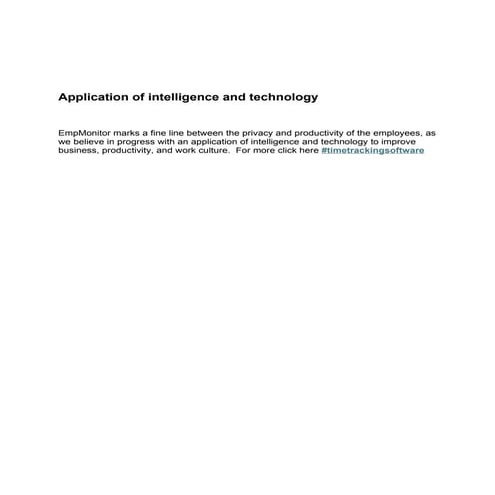 Application of intelligence and technology.docx