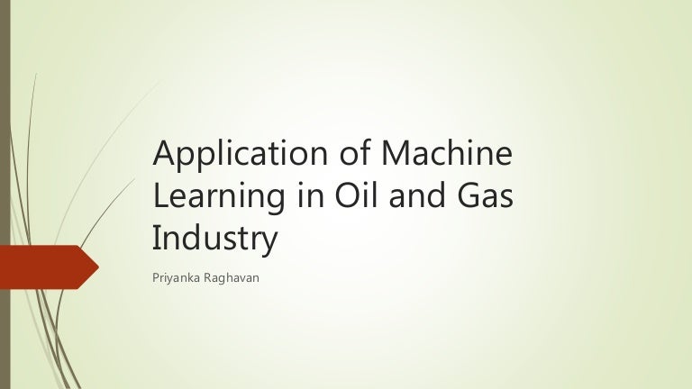 machine learning in oil & gas