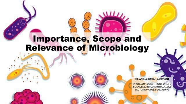 Application of Microbiology- Industrial, agricultural, medical