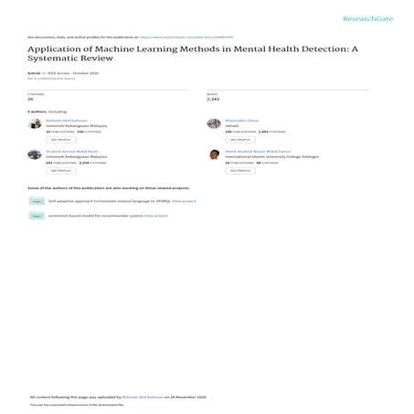 ApplicationofMLinMentalHealthDetectioninOSNs.pdf