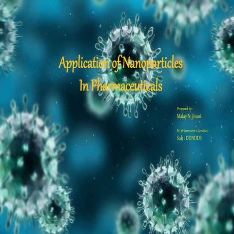Application of nanoparticals in drug delivery system