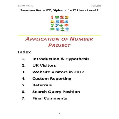 Analysing web statistics