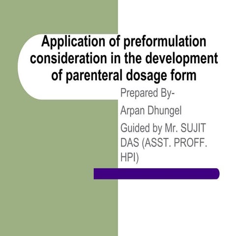 Application of preformulation_consideration_in_the_development_of