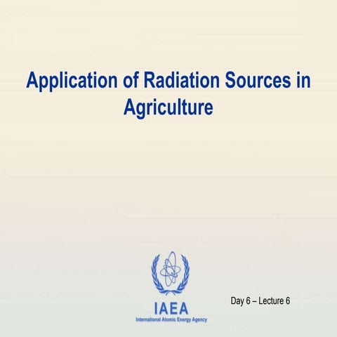 Application of Radiation Sources in Agriculture.pptx
