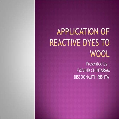 Application of reactive dyes to wool