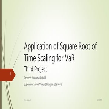 Application of square root of time – third
