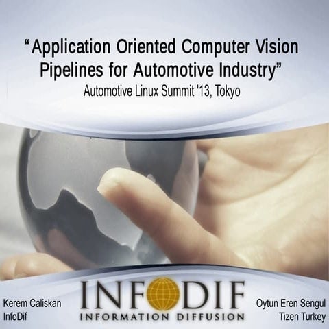 Application Oriented Computer Vision Pipeline for Automotive Industry
