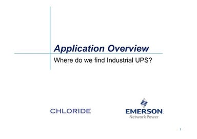 Application overview