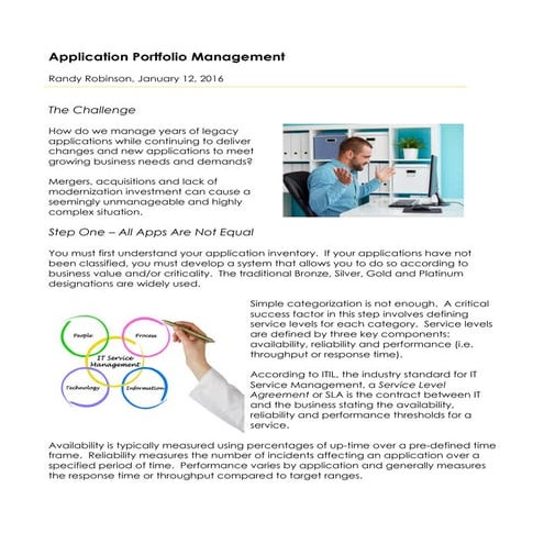Application Portfolio Management