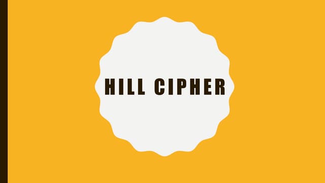 Applications of-linear-algebra-hill-cipher