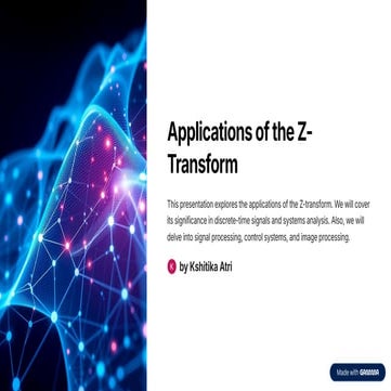 DSP presentation z transform explained .pptx