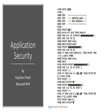 Application Security - 28 Nov 2018