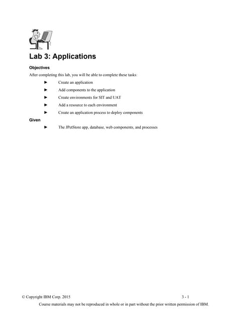 Applications lab 