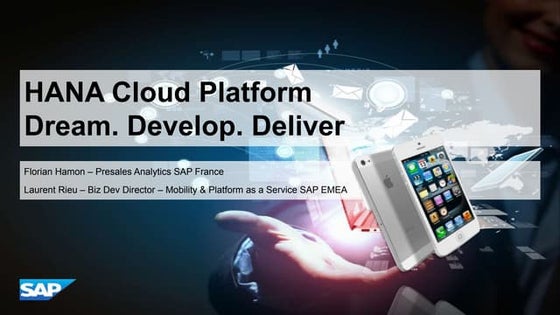 Applications Mobiles et Analytiques avec SAP HANA Cloud Platform