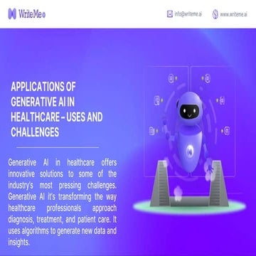 APPLICATIONS OF GENERATIVE AI IN HEALTHCARE – USES AND CHALLENGES.pptx