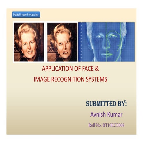 Applications of image recognition | PPT
