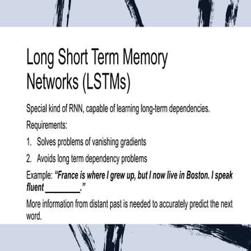 LSTM and its Applications 