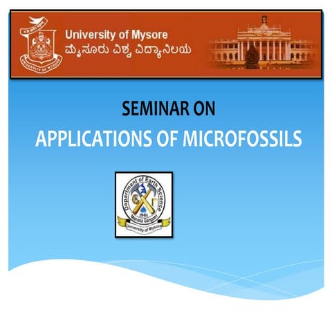 Applications of microfossils