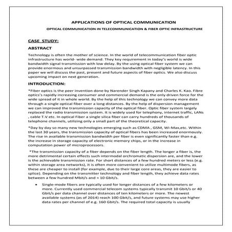 APPLICATIONS OF OPTICAL COMMUNICATION.docx