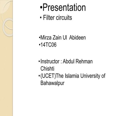 Applications of RLC Circuits