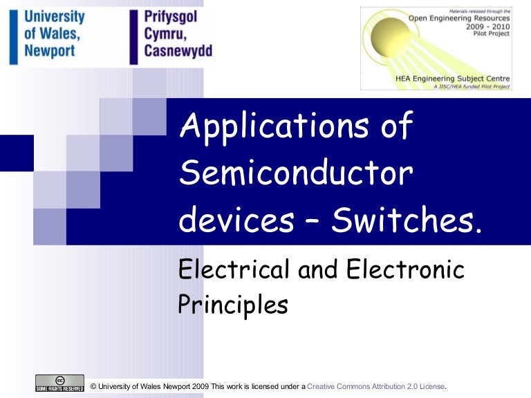 Applications of Semiconductor Devices Switches