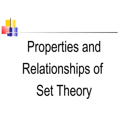 Applications of  set theory