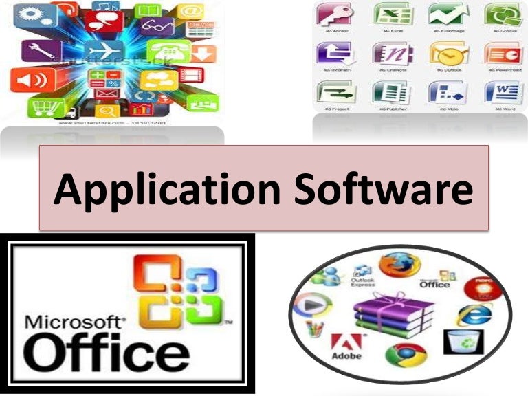 What is application software?