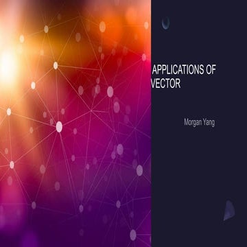 Real Life Application of Vector | PPTX