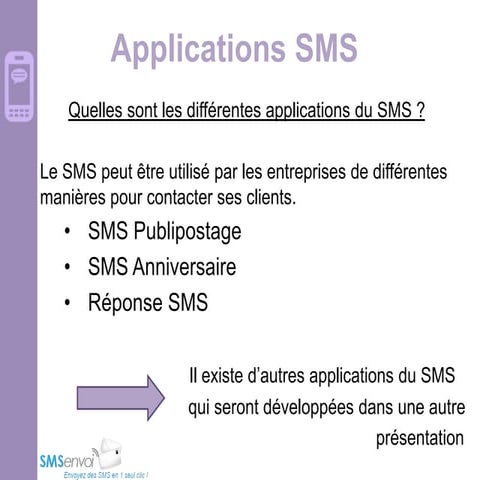 SMS Publipostage | PPTX