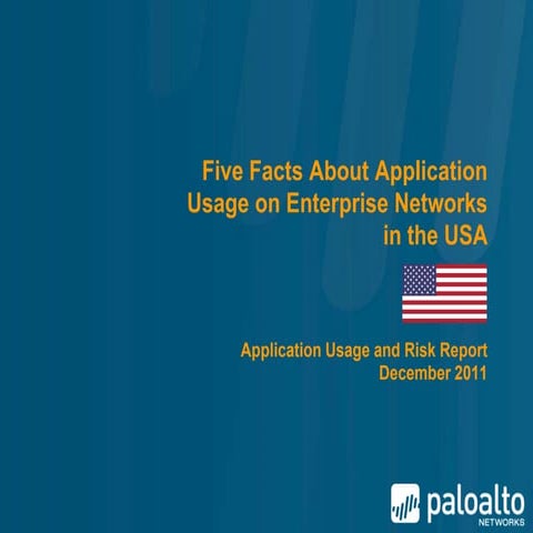 Application Usage and Risk Report - Key Findings for US