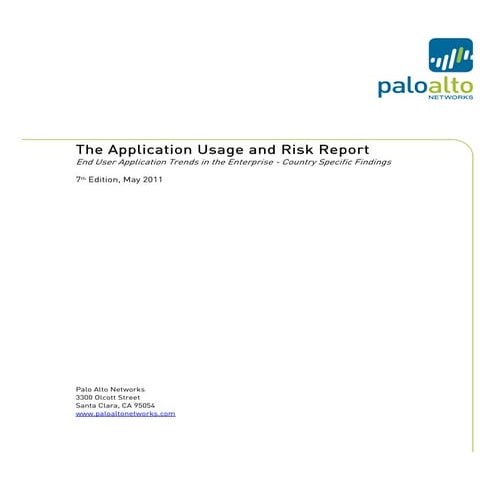 Application usage risk_report_2011-05-countries