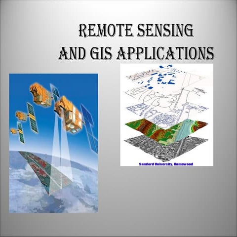 Application of GIS and Remote sensing in Civil Engineering